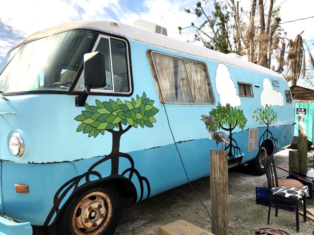 Local artist brightens up islander’s temporary home News, Sports